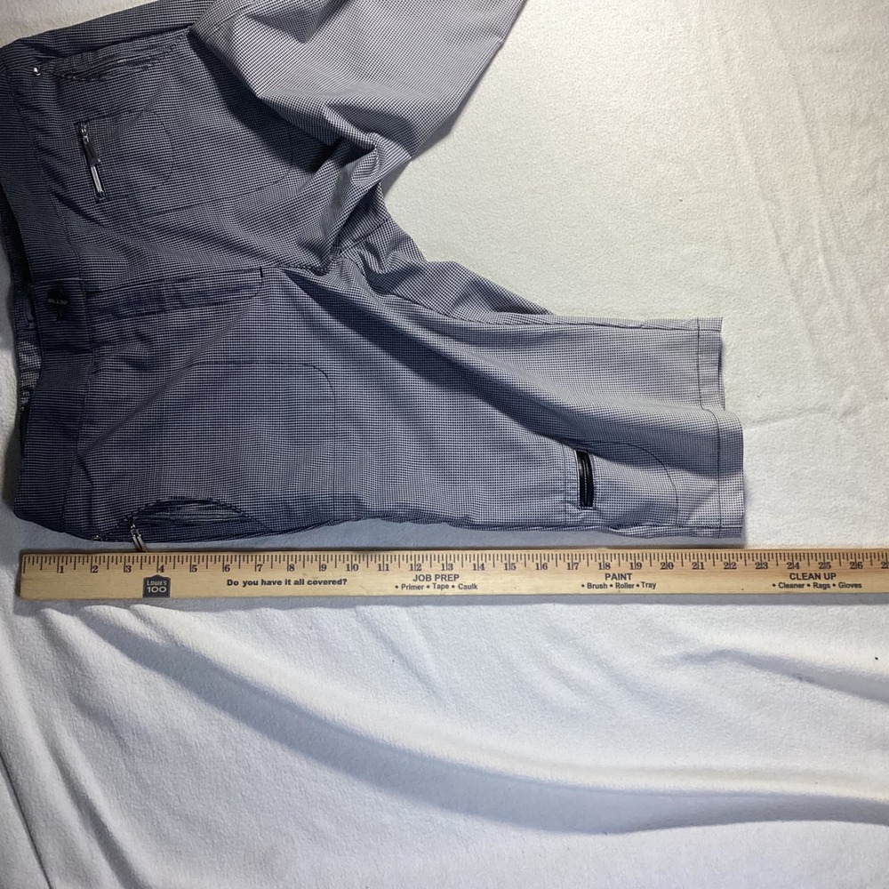 Jamie Sadock Womens Gray Golf Cargo Capri Pants Size 6 Pull On Cropped